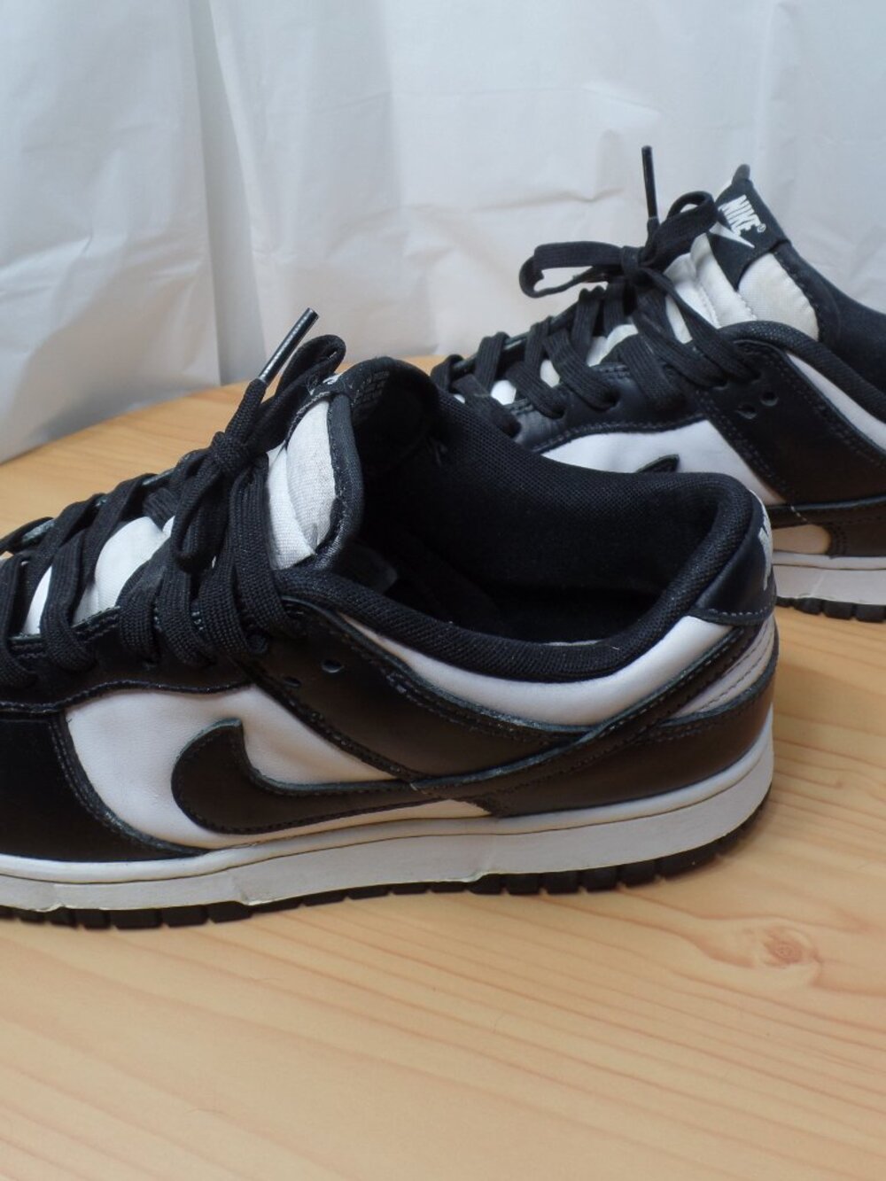 Pre-Owned Size 10 Nike Dunk Low Retro White Black Panda DD1391-100